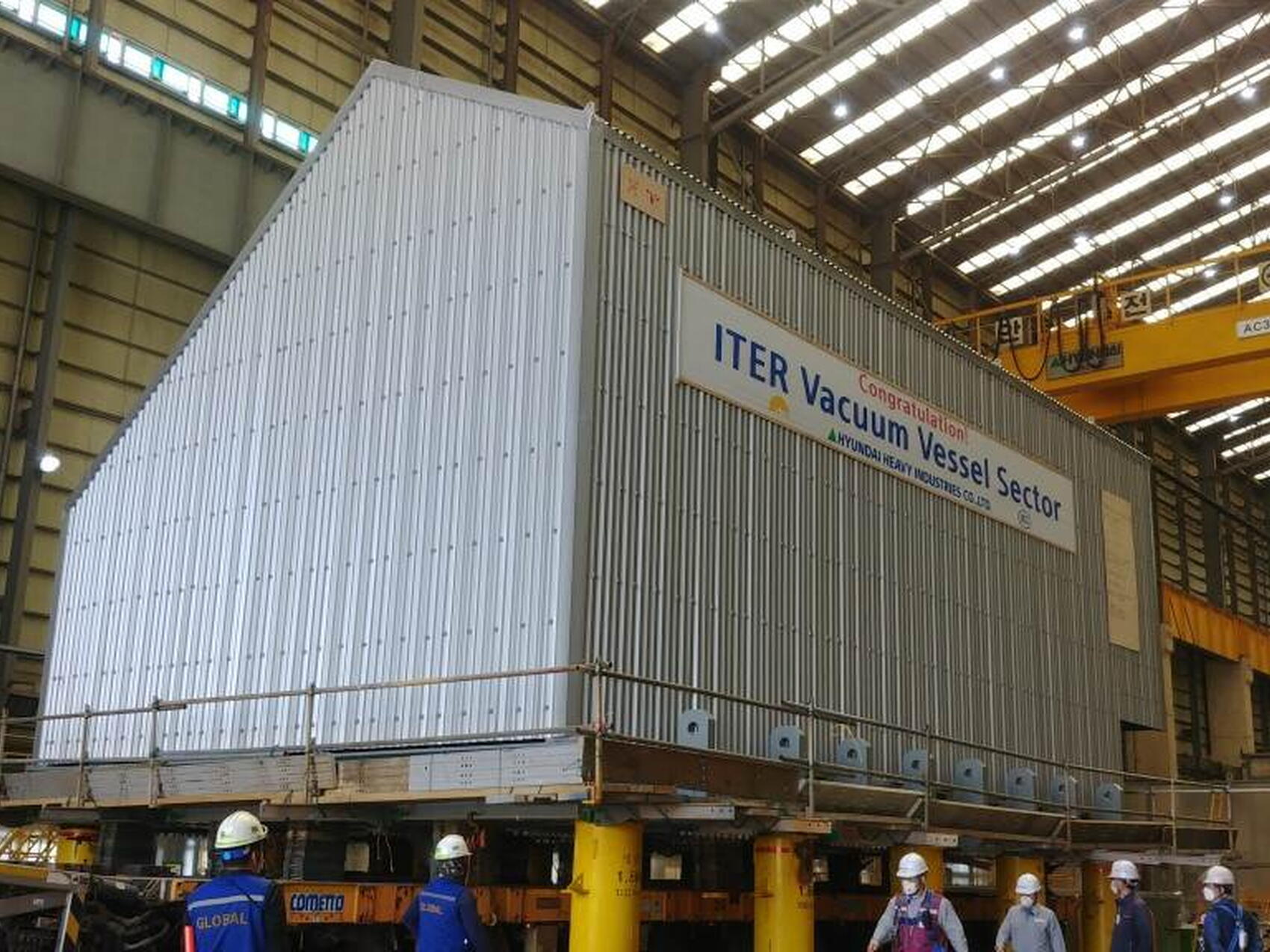 Special housing for vacuum vessel sector #1